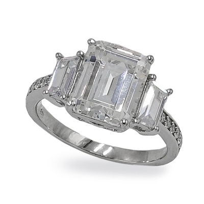 Inel din argint cu zirconiu