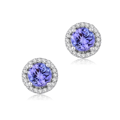 Cercei din aur cu diamante...