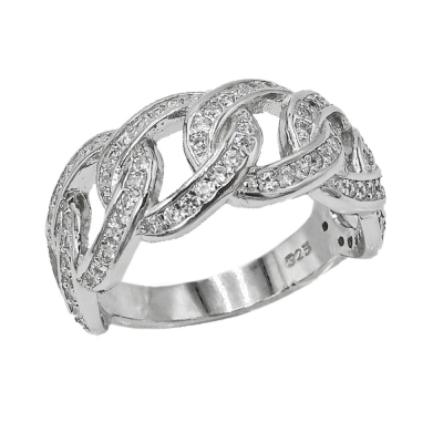 Inel din argint cu zirconiu