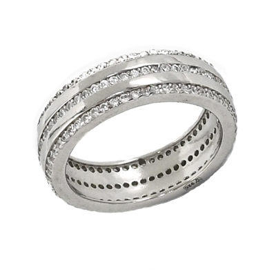 Inel din argint cu zirconiu