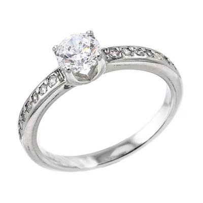 Inel din argint cu zirconiu