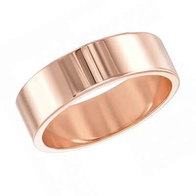 Золотое обручальное кольцо