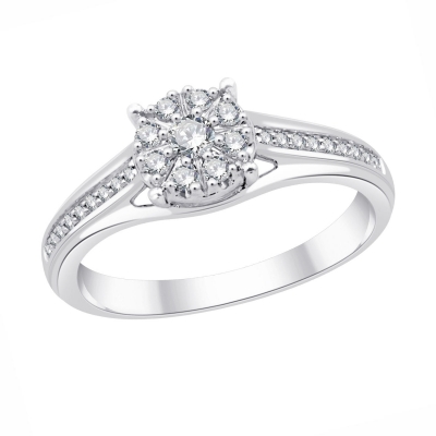 Inel din aur cu diamante