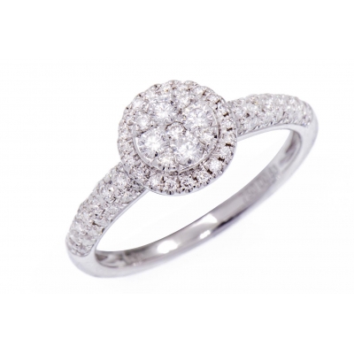 Кольцо из золота с бриллиантoм