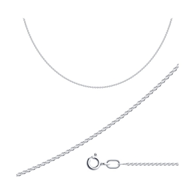 Цепь из серебра 40 cm