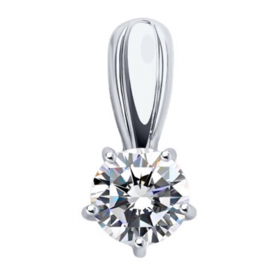 Подвеска из золота с фианитами