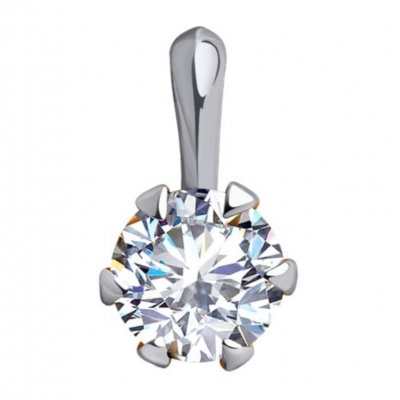 Подвеска из золота с фианитом