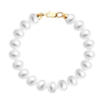 Браслет из золота с жемчугом