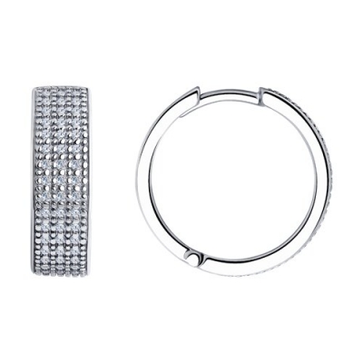 Серьги из серебра