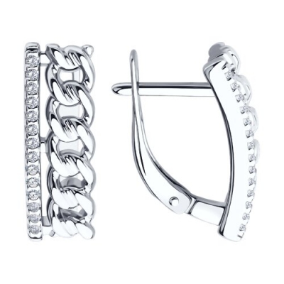 Серьги из серебра