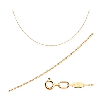 Цепь из золота 40 cm