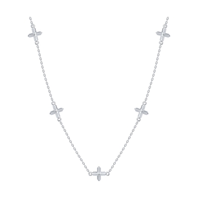 Колье из серебра