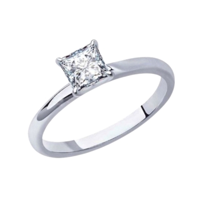 Кольцо из золота с Муассанит