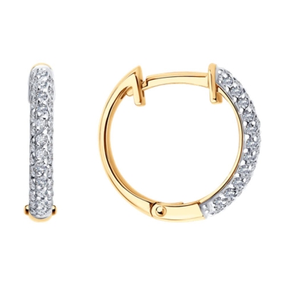 Серьги из золота с...