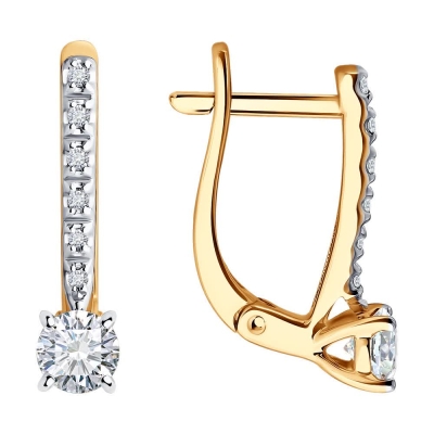 Серьги из золота с...