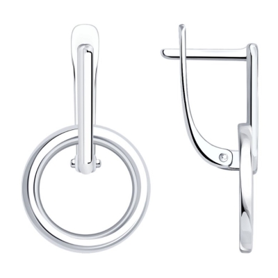 Серьги из серебра