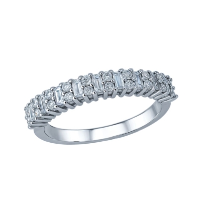 Inel din aur alb cu diamant