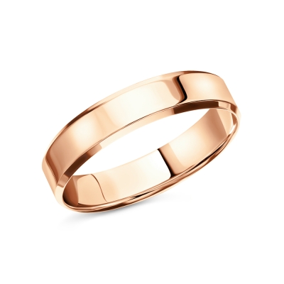 Золотое обручальное кольцо