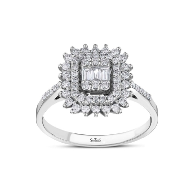 Кольцо из золота с бриллиантом