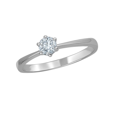 Кольцо из золота с бриллиантом