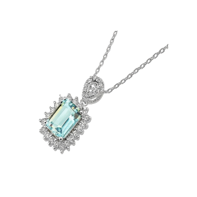 Колье из белого золота с...