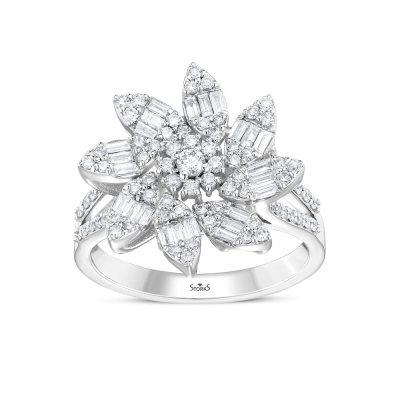 Кольцо из золота с бриллиантом