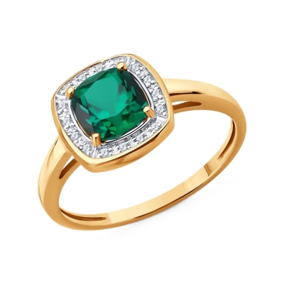 Кольцо из золота с бриллиантом