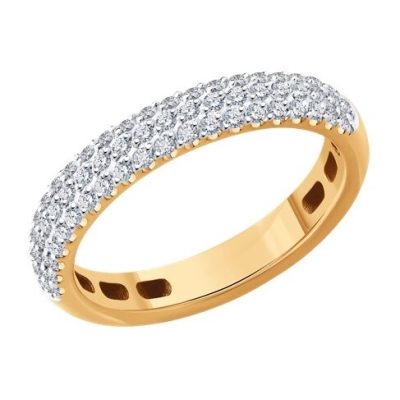 Кольцо из золота с бриллиантом