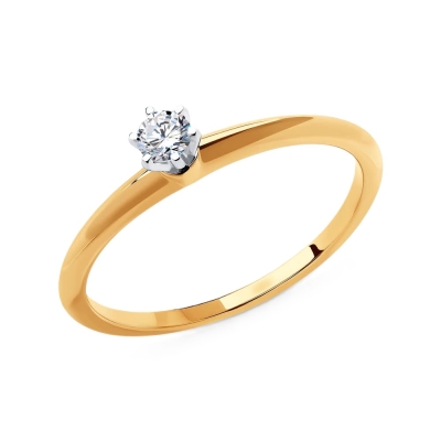 Кольцо из золота с...