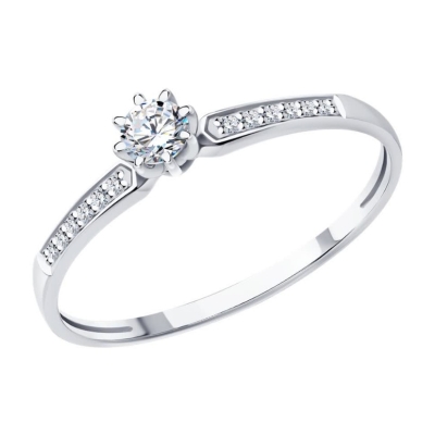 Кольцо из золота с бриллиантом