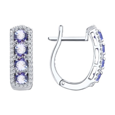 Серьги из золота с...