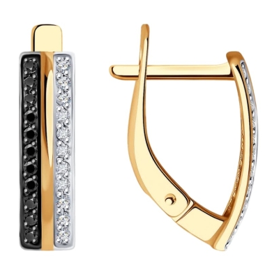 Серьги из золота с...