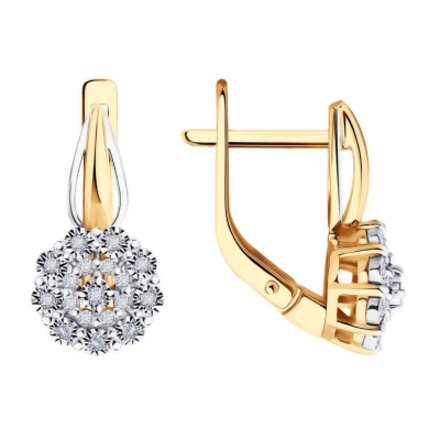 Серьги из золота с...