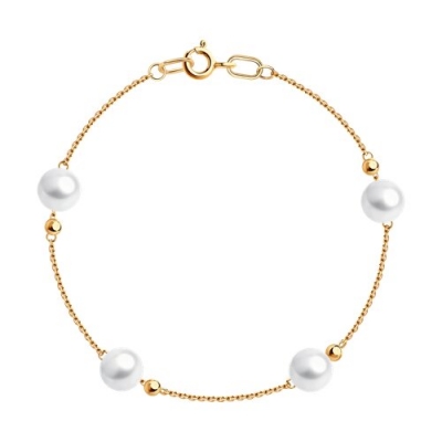 Браслет из золота с жемчугом