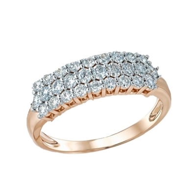 Кольцо из золота с бриллиантом