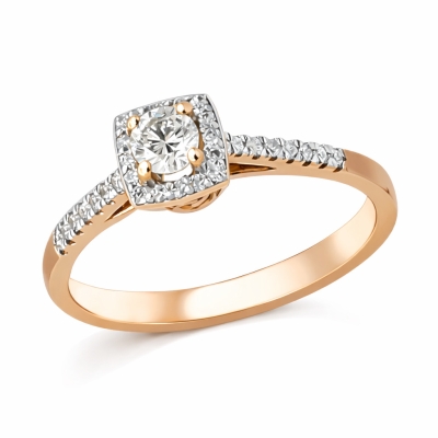 Inel din aur cu diamant