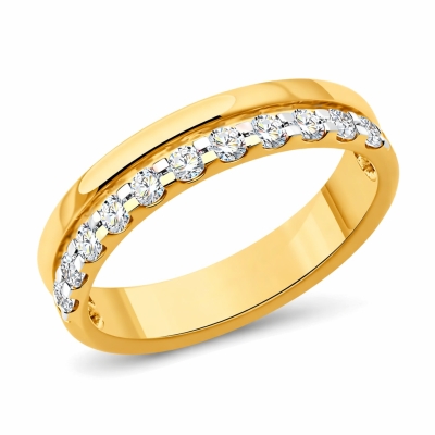 Кольцо из золота с бриллиантом