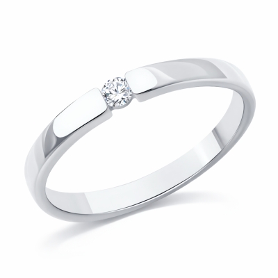 Кольцо из золота с бриллиантом