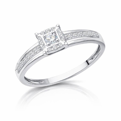 Inel din aur cu diamant