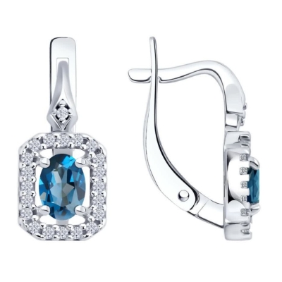 Серьги из серебра