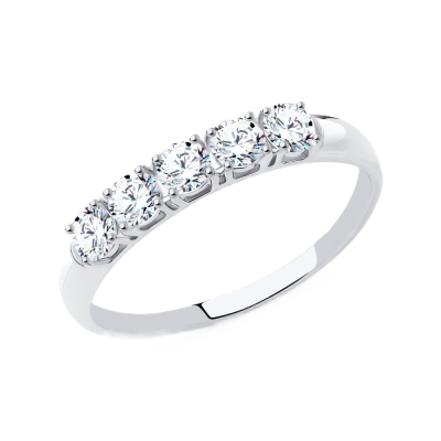 Inel din aur cu fianit