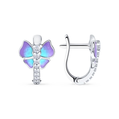 Серьги из серебра