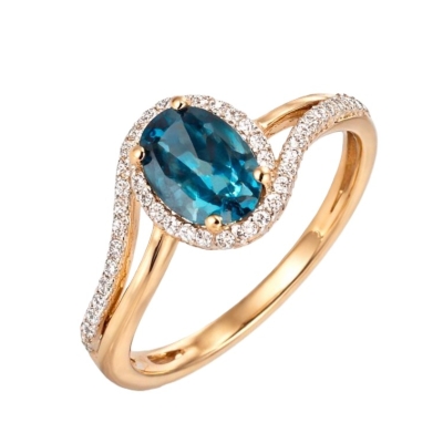 Inel din aur cu zirconiu