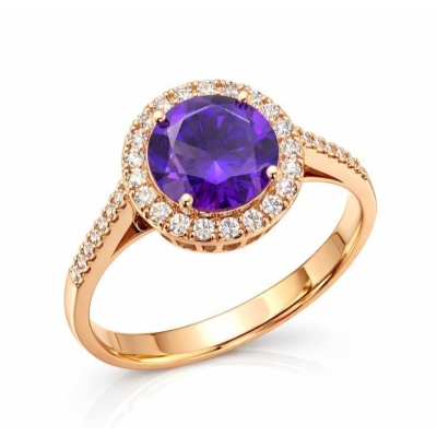 Inel din aur cu zirconiu