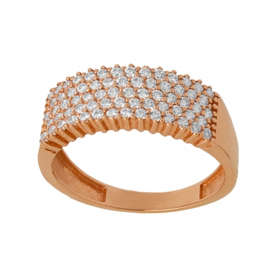 Inel din aur cu zirconiu