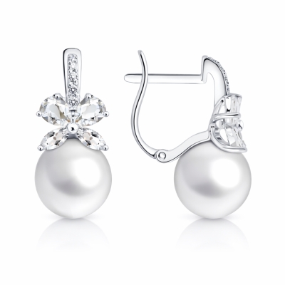 Cercei din aur cu diamante