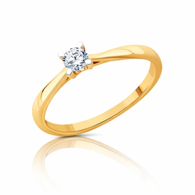 Inel din aur cu diamante