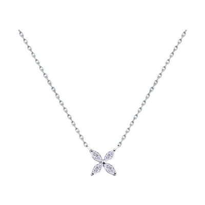 Колье из серебра