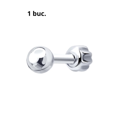 Серьга из серебра