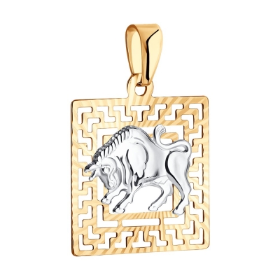 Подвеска «Знак зодиака Телец»